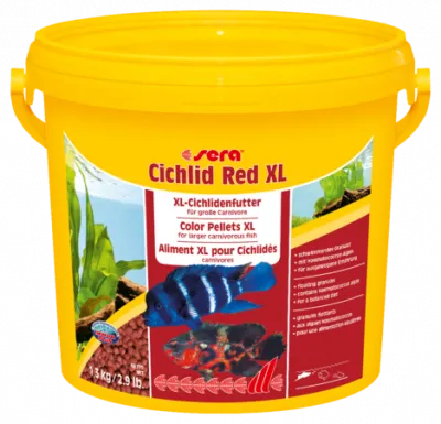 Корм для аквариумных рыб cichlid red xl