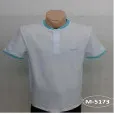 Мужская рубашка поло с коротким рукавом, модель M5173