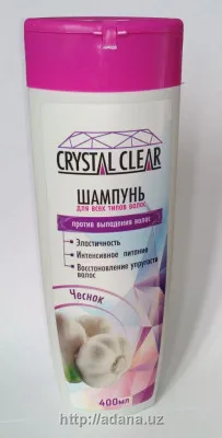 Шампунь "Crystal Clear" Чеснок 400 ml