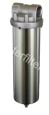 Предфильтр Stainless Steel Big Blue 20'' IN-OUT 1'' With Wrench and bracket