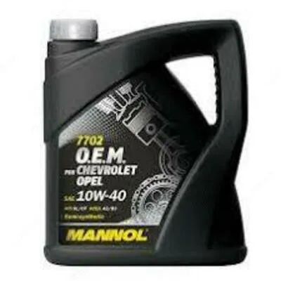 Моторное масло Mannol_7702 O.E.M. for Chevrolet Opel 10W-40_ API SL/CF 10л