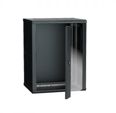 ITK Шкаф LINEA W 12U 600x450 мм дверь стекло, RAL9005