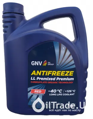 Антифриз RED G12 (Красный) - GNV Antifreeze Premium