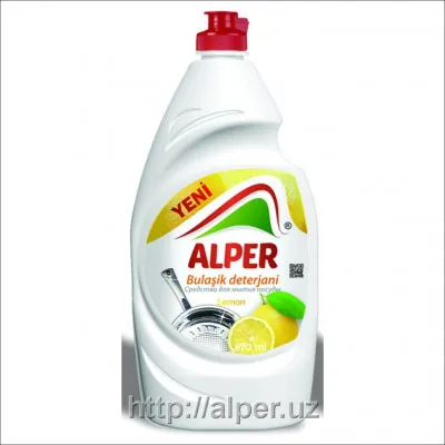 Средство для мытья посуды “Alper Lemon“ 870 мл