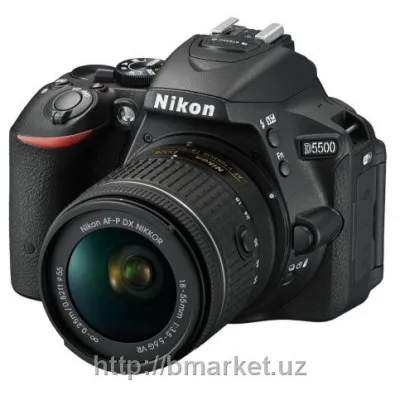 Nikon D5500 Kit 18-55 VR AF-P (черный)