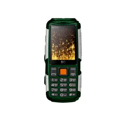 Мобильный телефон BQ-2430 Tank Power Зелёный Серебро