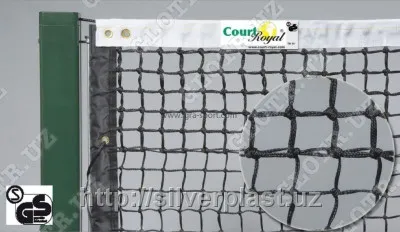 Оборудование для тенниса (Сетка теннисная, черная 3,4 мм)
