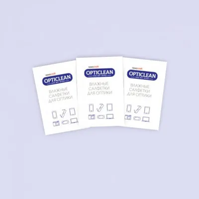 Opticlean - влажные cалфетки для оптики и гаджетов