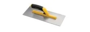 Plaster trawel  soft handle (spring steel)  малка прямая, открытая пластиковая ручка 149