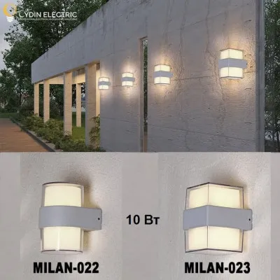 Водонепроницаемый настенный светильник "MILAN-008" 9Вт