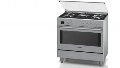Serie | 8 Духовой шкаф Dual fuel range cooker нержавеющая стальHSB738257M