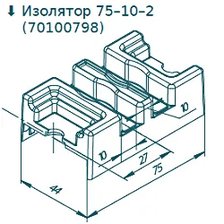 Изолятор полимерный 75-10-2