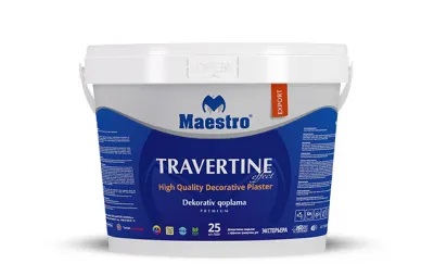 Декоративное покрытие с эффектом травертина Maestro TRAVERTINE EFFECT 25 кг