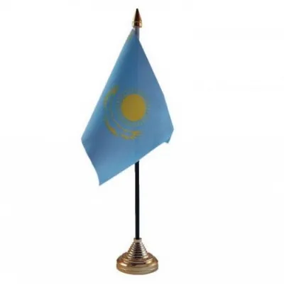 Флаг Казахстана настольный, б/подст