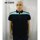Мужская рубашка поло комбинированная, модель M5395