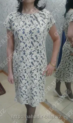 Нарядное платье из гипюра, макраме и кружав