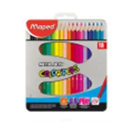 Карандаш 18цв maped ColorPeps Metal Box 832015