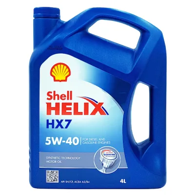 Моторное масло SHELL HX7 5W40 4L