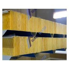 Сэндвич-панели кровельные и стеновые на основе минеральной ваты (стекловаты), толщина панели - 50-150мм