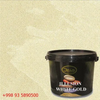 Декоративная штукатурка ILLUSION WHITE GOLD Ottocento Gold