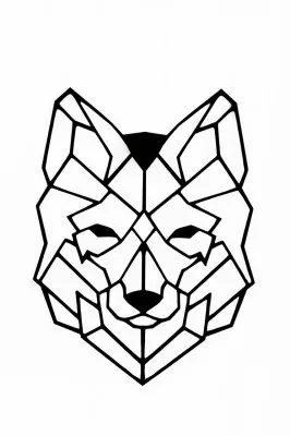 Картина из металла «Not a fox»