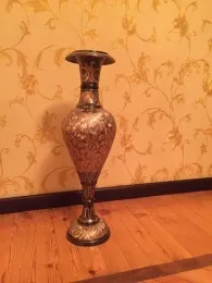 Индийская ваза ручной работы