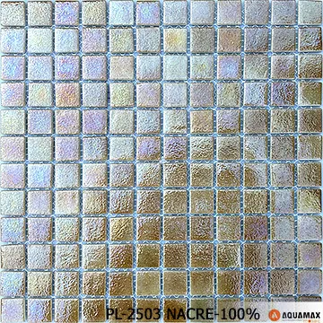 Мозаика для бассейна AquaMax  PL-2503 NACRE-100%