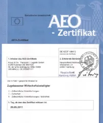 Лицензия AEO-F