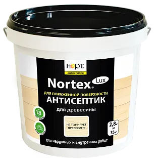 Антисептик «Nortex»-Lux для древесины дерева