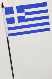 Флаг Греции настольный б/подст.