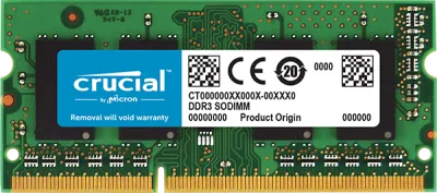 8GB Crucial DDR3-1600 для ноутбуков