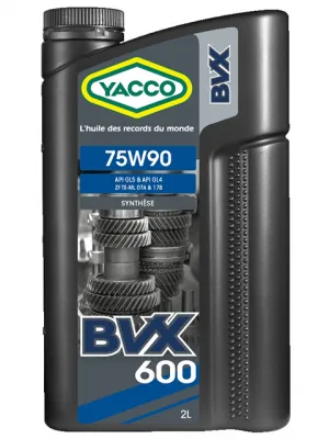 Трансмиссионное масло YACCO BVX 600 75W 90 2L