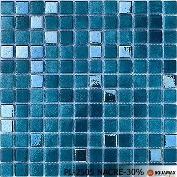 Мозаика для бассейна AquaMax  PL-2505 NACRE-30%