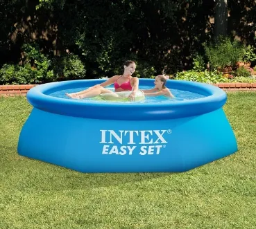 Надувной бассейн Intex круглый Easy Set 244х76 см