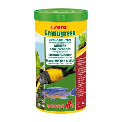 Корм для аквариумных рыб granugreen 1000мл