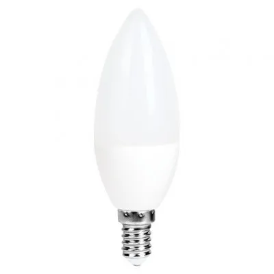 Лампа LED C37 6W 470LM E14 2700K / 3000K (ECOLITE) 100