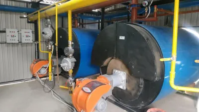 Газовый отопительный котел с дутьевой горелкой КВа-1000