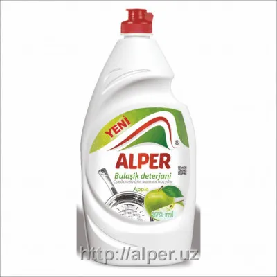 Средство для мытья посуды “Alper Apple“ 870 мл