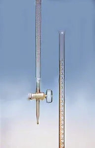 Измерительный цилиндр - высокая форма - материал стекло - класс A - сертифицированная партия - синий - 250 мл