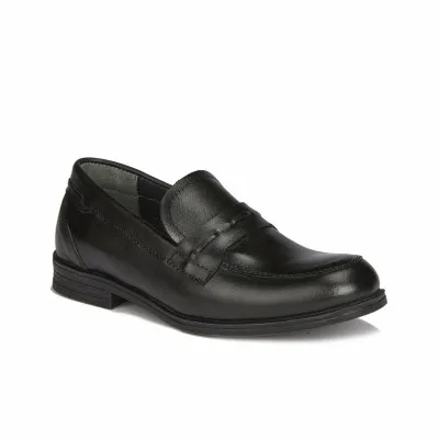 Школьная кожаная обувь Smith (черные)