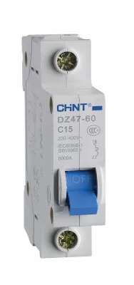 CHINT автоматический выключатель DZ47 4.5kA 1P  х-ка C 6A