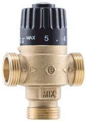 Термостатический смесительный клапан G1 KVS BARBERI. Параметры: 1,8 35-60*C
