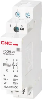 Модульный контактор YCCH6-25/40 AC 220V