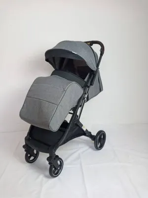Складная коляска для новорожденных grey