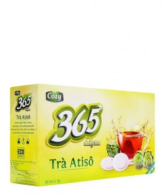 Зеленый чай Cozy с артишоком ( 25 пакетиков)