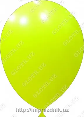 Латексный шар 9"/23см "Желтый" 100шт