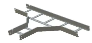 Т-образный тройник для лестничных лотков