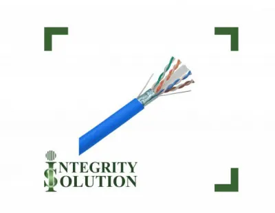 Кабель сетевой F/UTP 26AWG, многожильный,медный провод,PVC Cat.6, голубой Integrity Solution