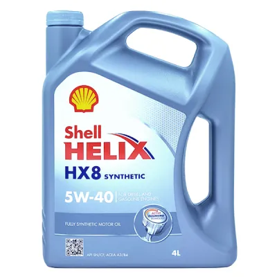 Моторное масло SHELL HX8 5W40 4L