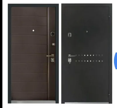 Двери Черный шелк "Бульдорс 44", лиственница шоколад